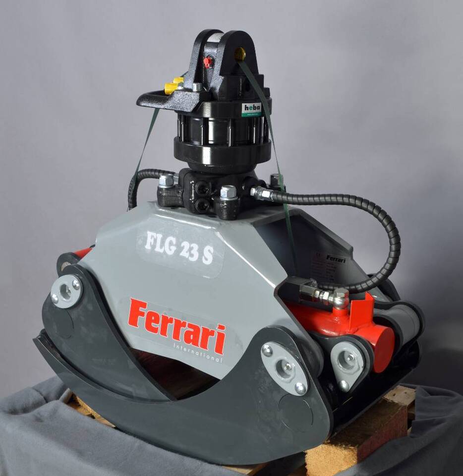 Ladekran für Forstmaschine Ferrari Holzgreifer FLG 23 XS + Rotator FR55 F: das Bild 4