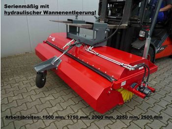 EURO-Jabelmann Staplerkehrmaschinen 1,50 m, einschl. hydr. Entleerung, aus laufe  - Kehrbesen