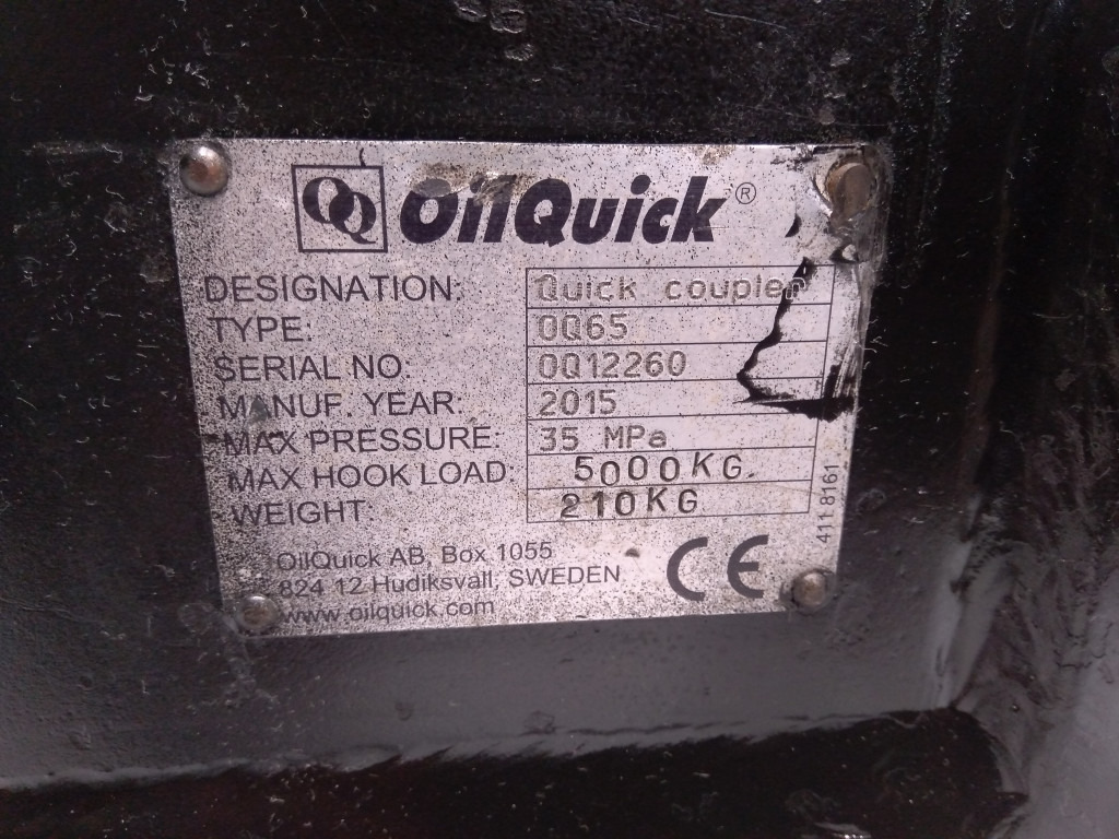 Schnellwechsler für Baumaschine Oilquick ZX250 -: das Bild 5
