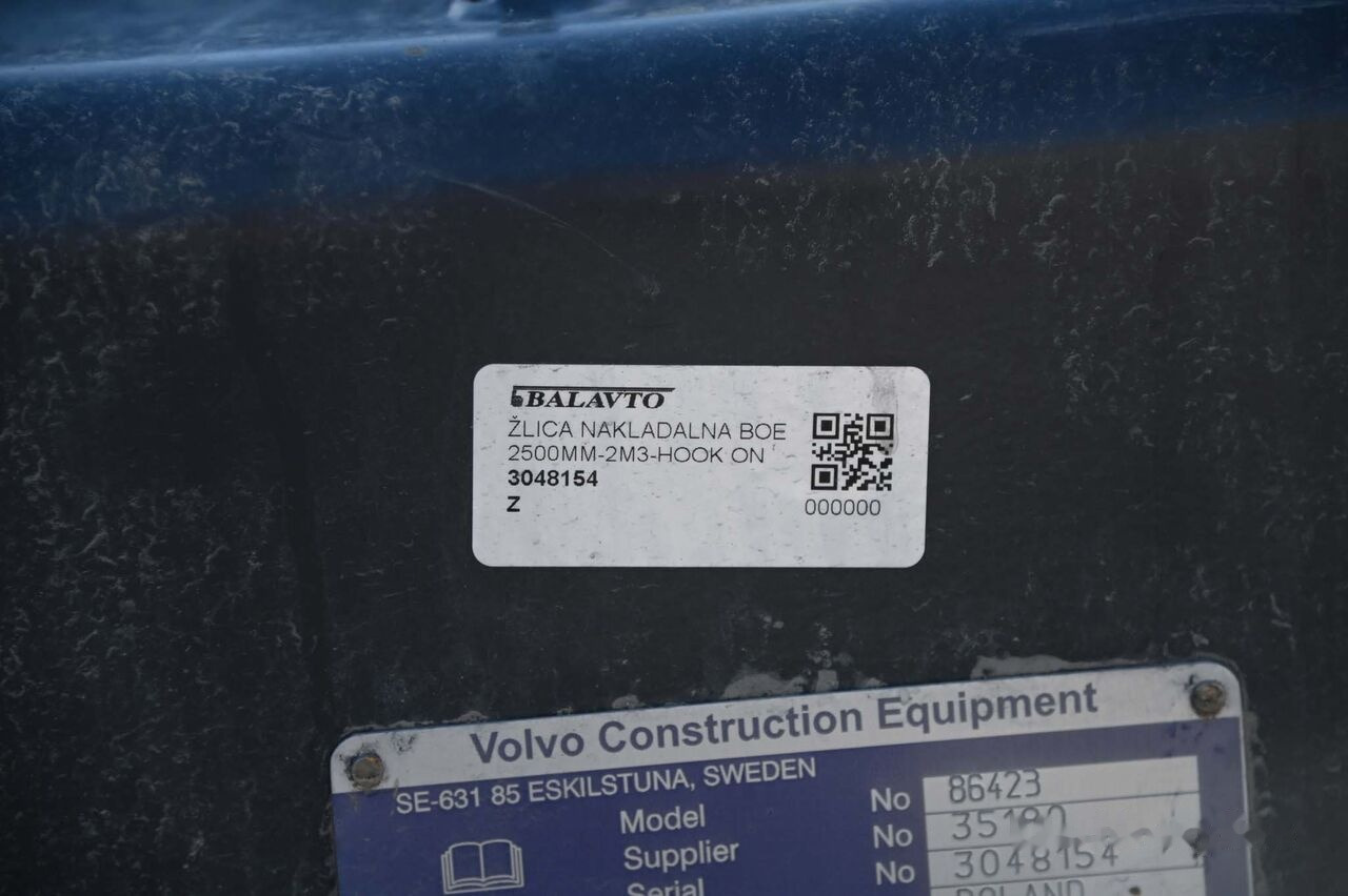 Ladeschaufel neu kaufen Volvo loader bucket 2500 mm: das Bild 10