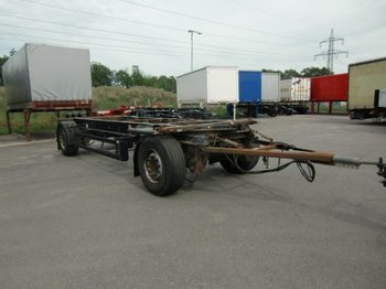 Container/ Wechselfahrgestell Anhänger Krone AZW 18 Lafette