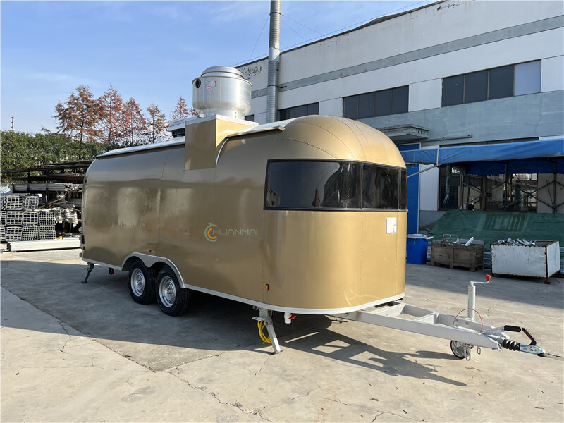 Verkaufsanhänger neu kaufen Huanmai Airstream Fast Food Truck,Coffee Food Trailers: das Bild 4