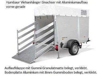 Tiertransporter Anhänger neu kaufen Humbaur - HEV 152513 Alu Viehanhänger Einachser 1,5to: das Bild 1