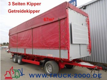 Kempf 3-Seiten Getreidekipper 67m³   9.80m Aufbaulänge - Kipper Anhänger
