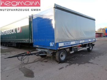 Hoffmann LPR 10.0/2, Drehschemelanh. Schiebeplane, Bordw.  - Planenanhänger