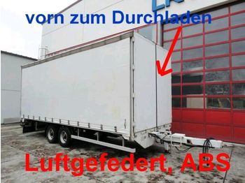 Renders Tandem  Planenanhänger vorn zum Durchladen - Planenanhänger
