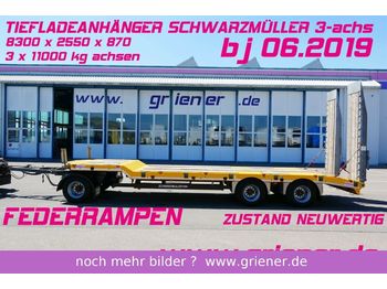 Tieflader Anhänger Schwarzmüller G SERIE/ TIEFLADER / RAMPEN /BAGGER  6320 kg: das Bild 1