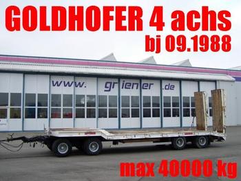 Goldhofer TU4 2 x 2 31/80 BLATT / HYDR. RAMPEN 40 TO. max - Tieflader Anhänger