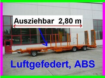 Müller-Mitteltal 3 Achs Tieflader  Anhänger 2,80 m ausziehbar - Tieflader Anhänger