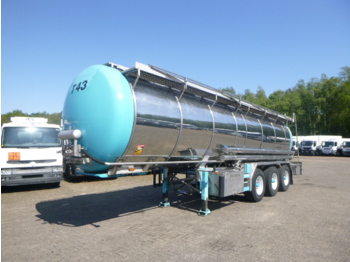 Tankauflieger Für die Beförderung von Lebensmittel Burg Food tank inox 26.8 m3 / 1 comp + pump: das Bild 1