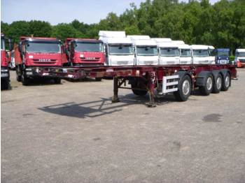 Dennison 3+1 axle 2 x 20 ft combi trailer - Container/ Wechselfahrgestell Auflieger
