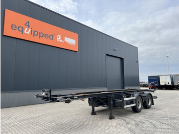 ESVE 30FT chassis, 2-axle, steering-axle, NL-chassis, APK: 10/2023 - Container/ Wechselfahrgestell Auflieger