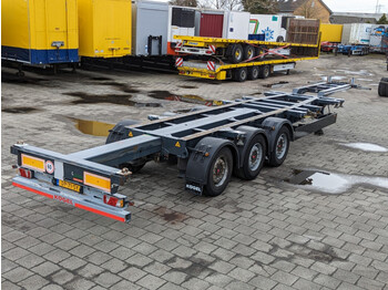 Kögel PORT 45 DUPLEX S 24-2 3Assen SAF - Schuifkop - 08/2023 APK (O1386) - Container/ Wechselfahrgestell Auflieger