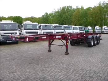 Montracon 3-axle sliding container trailer - Container/ Wechselfahrgestell Auflieger