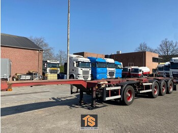 Container/ Wechselfahrgestell Auflieger D-Tec COMBITRAILER DOUBLE CONTAINER CHASSIS - SPECIAL - 4 AXLE - NL TRAILER: das Bild 1