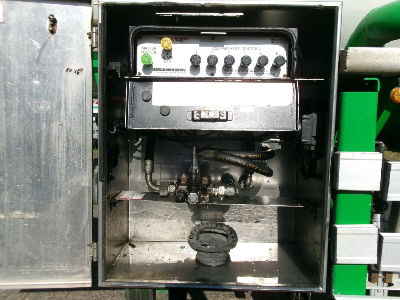 Tankauflieger Für die Beförderung von Kraftstoff Feldbinder Fuel tank alu 42 m3 / / 6 comp + pump: das Bild 17