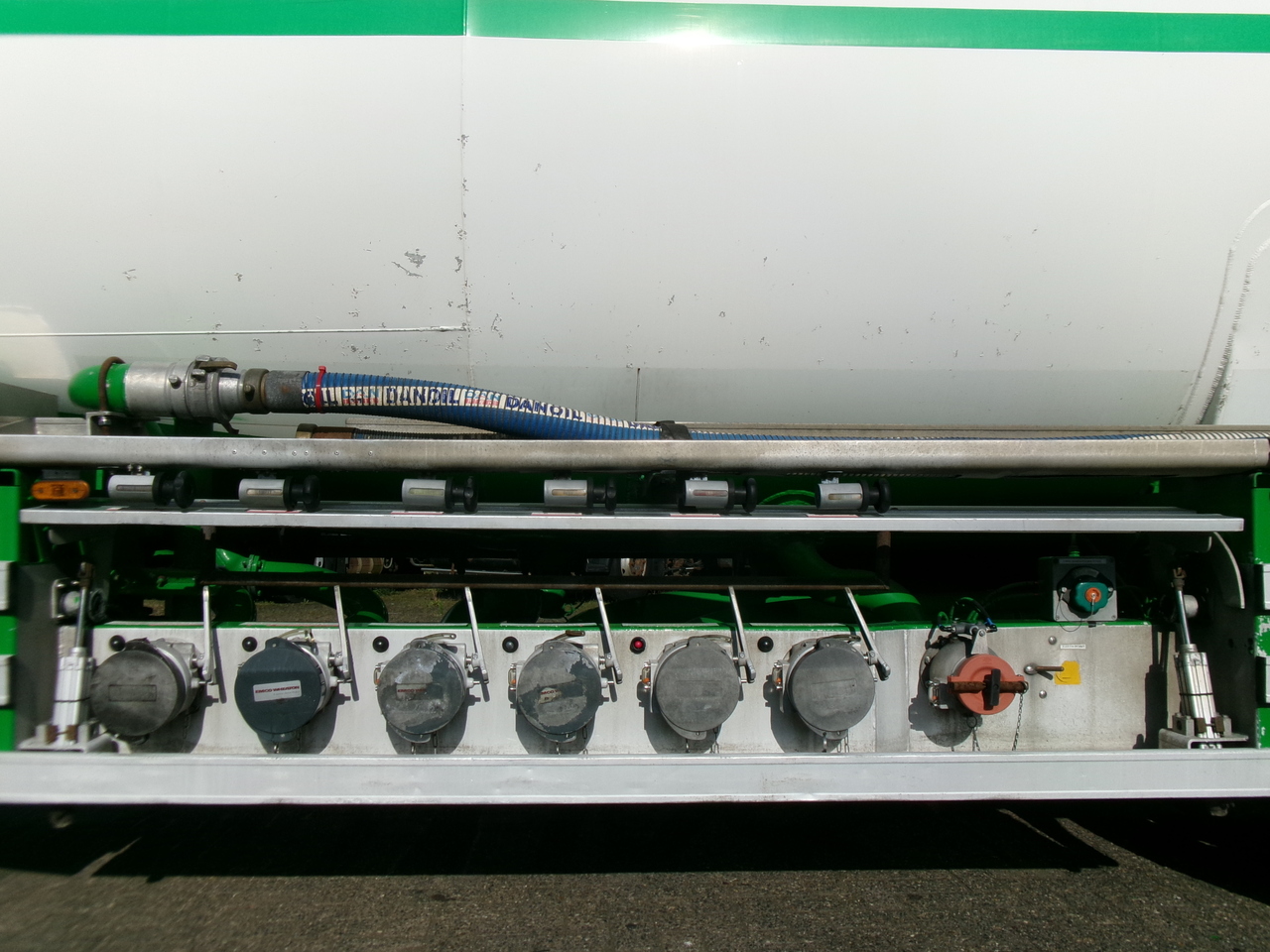 Tankauflieger Für die Beförderung von Kraftstoff Feldbinder Fuel tank alu 42 m3 / / 6 comp + pump: das Bild 11