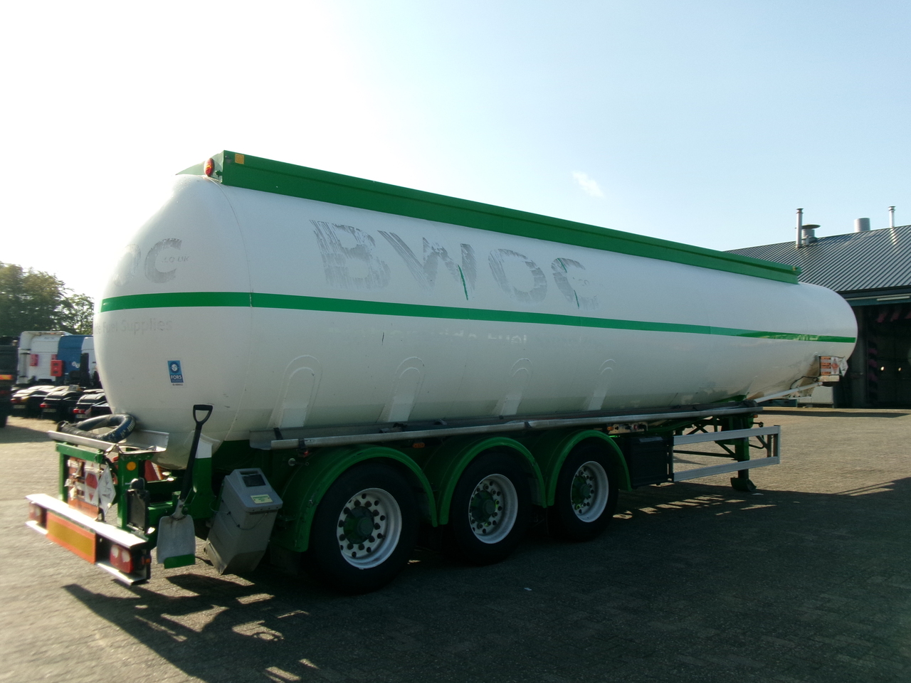 Tankauflieger Für die Beförderung von Kraftstoff Feldbinder Fuel tank alu 42 m3 / / 6 comp + pump: das Bild 4