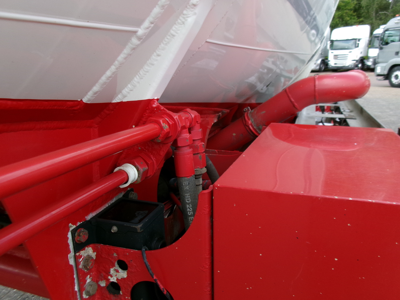 Tankauflieger Für die Beförderung von Kraftstoff Feldbinder Fuel tank alu 44.6 m3 + pump: das Bild 9