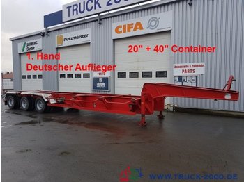 Container/ Wechselfahrgestell Auflieger GoFa 3 Achs Container Chassis 20"+40" BPW Achsen: das Bild 1