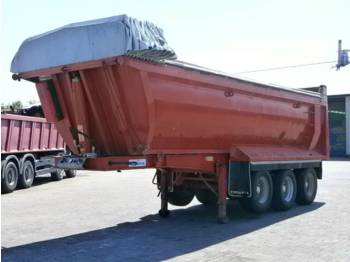 Tisvol SVAC/3E Tipper trailer 25m3 HALF-PIPE - Kipper Auflieger