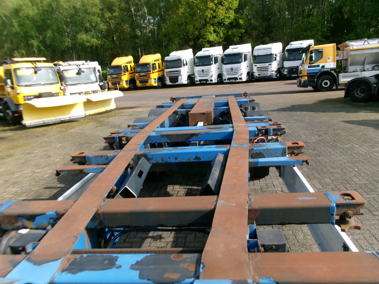 Container/ Wechselfahrgestell Auflieger Krone 3-axle container trailer 20-30-40-45 ft SDC27: das Bild 11