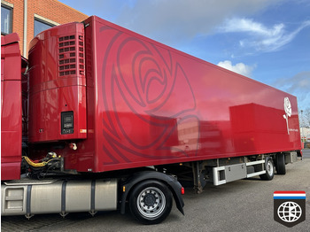 HTF HCTO 1306D THERMOKING SL 200 e - FLOWERS - SIDE DOOR - STEER / LIFT AXLES - Kühlkoffer Auflieger