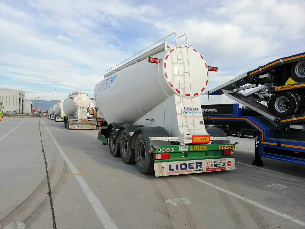 Tankauflieger Für die Beförderung von Zement neu kaufen LIDER 2023 MODEL NEW CEMENT TANKER: das Bild 19