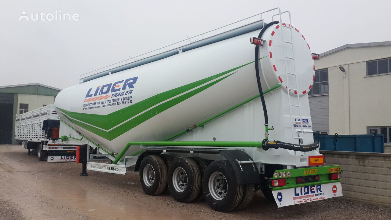 Tankauflieger Für die Beförderung von Zement neu kaufen LIDER 2023 NEW 80 TONS CAPACITY FROM MANUFACTURER READY IN STOCK: das Bild 16