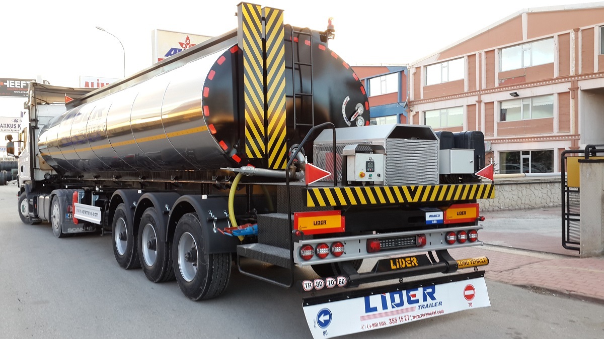 Tankauflieger Für die Beförderung von Bitumen neu kaufen LIDER 2024 MODELS NEW LIDER TRAILER MANUFACTURER COMPANY: das Bild 3