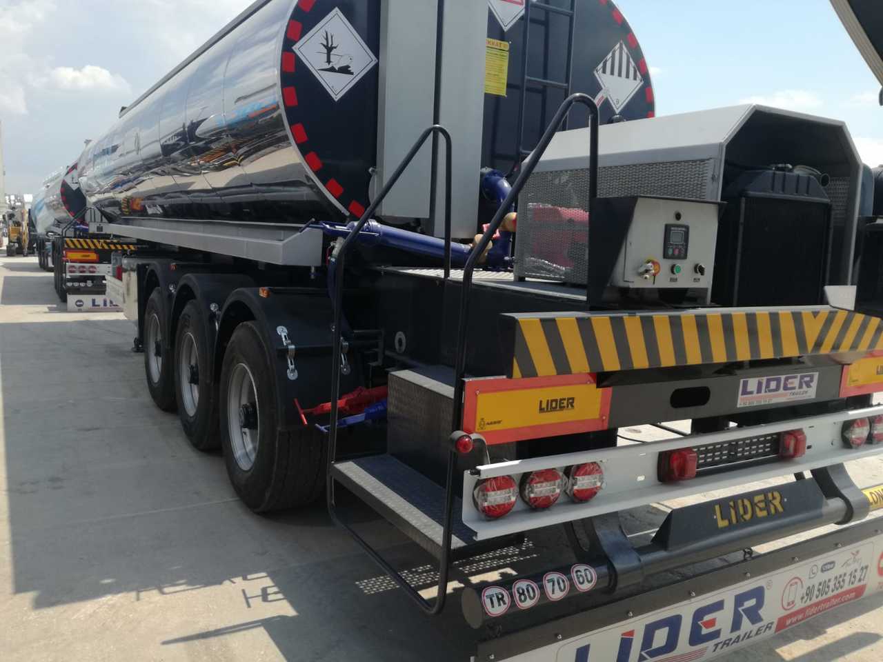 Tankauflieger Für die Beförderung von Bitumen neu kaufen LIDER 2024 MODELS NEW LIDER TRAILER MANUFACTURER COMPANY: das Bild 9