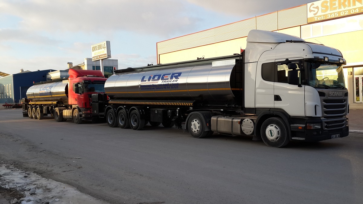 Tankauflieger Für die Beförderung von Bitumen neu kaufen LIDER 2024 MODELS NEW LIDER TRAILER MANUFACTURER COMPANY: das Bild 2