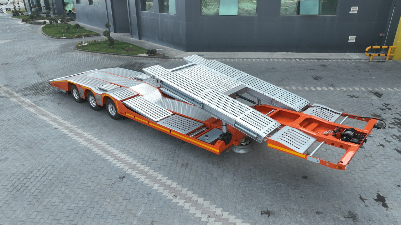 Autotransporter Auflieger Für die Beförderung von schwere Technik neu kaufen LIDER 2024 NEW Truck and Auto Carrier: das Bild 3