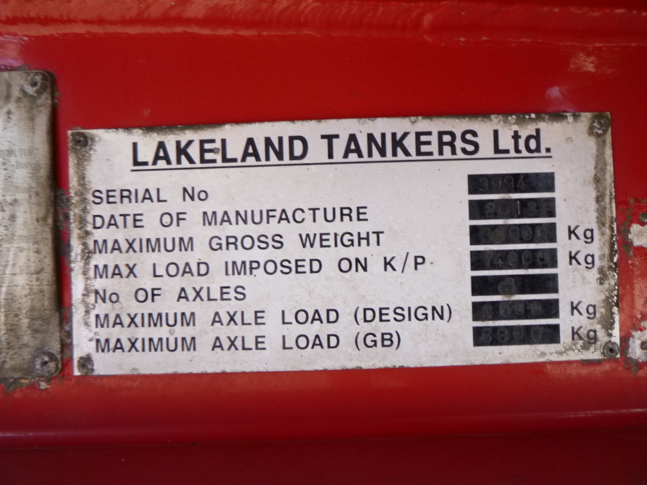 Tankauflieger Für die Beförderung von Kraftstoff Lakeland Tankers Fuel tank alu 42.8 m3 / 6 comp + pump: das Bild 25