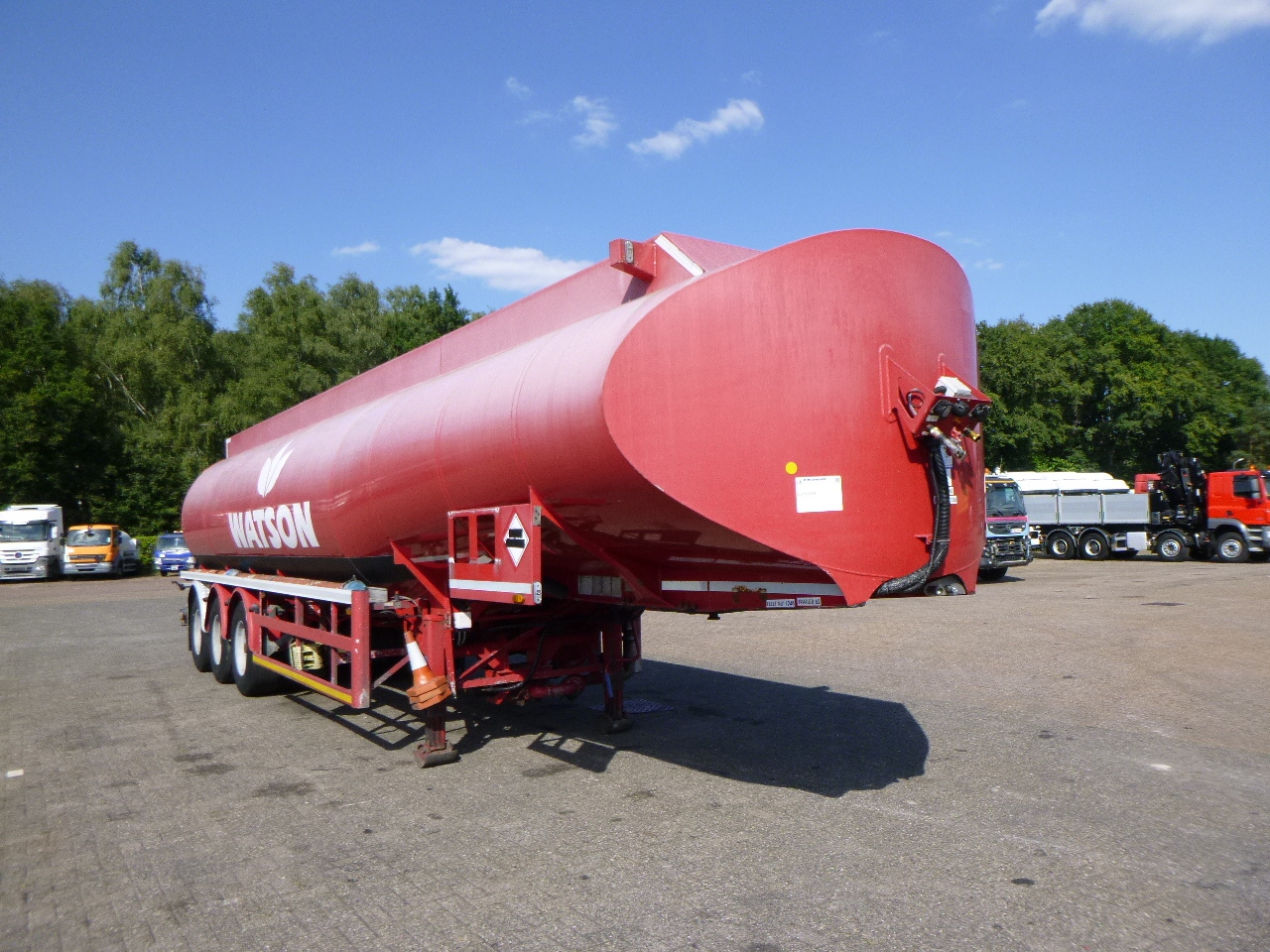 Tankauflieger Für die Beförderung von Kraftstoff Lakeland Tankers Fuel tank alu 42.8 m3 / 6 comp + pump: das Bild 2