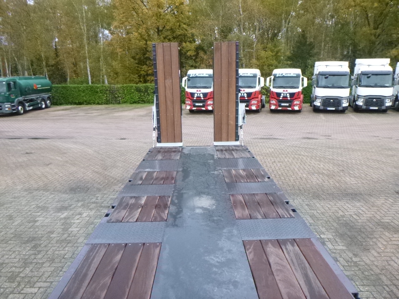 Tieflader Auflieger neu kaufen Langendorf 3-axle semi-lowbed trailer 48T ext. 13.5 m + ramps: das Bild 10