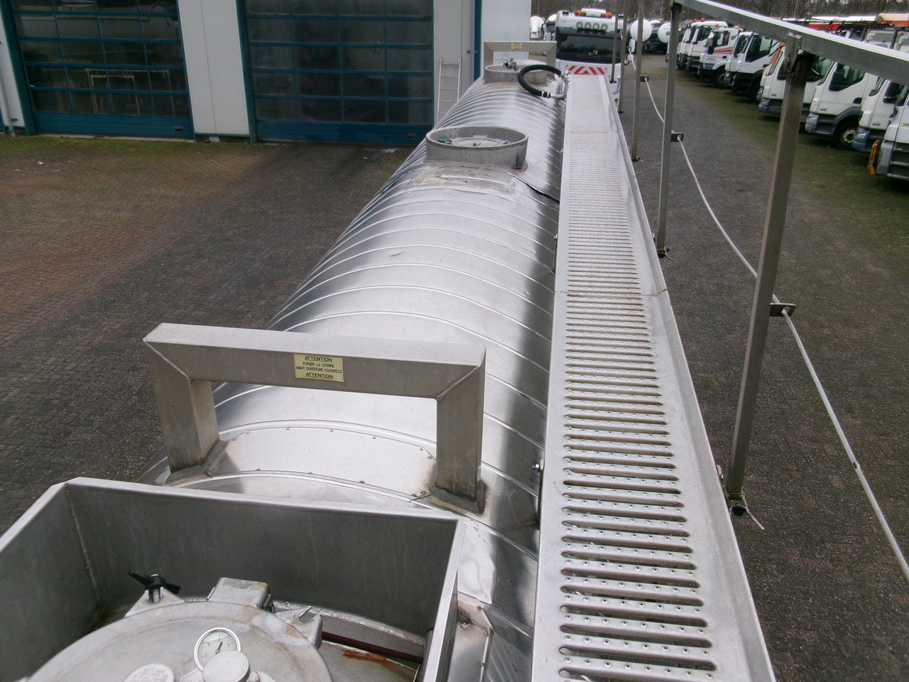 Tankauflieger Für die Beförderung von Chemikalien Maisonneuve Chemical tank inox 22.3 m3 / 1 comp: das Bild 8