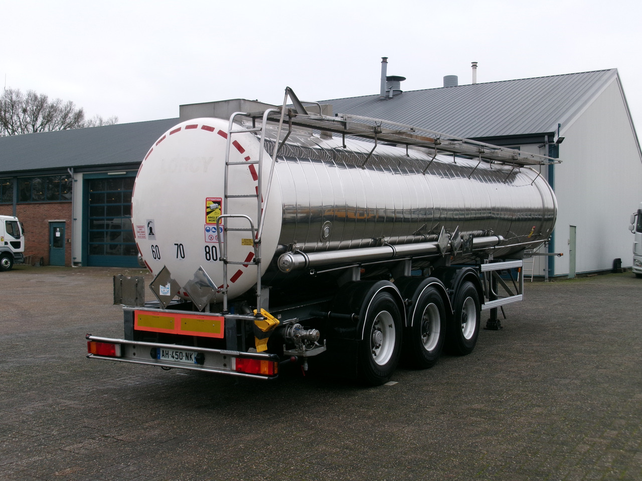 Tankauflieger Für die Beförderung von Chemikalien Maisonneuve Chemical tank inox 22.3 m3 / 1 comp: das Bild 4