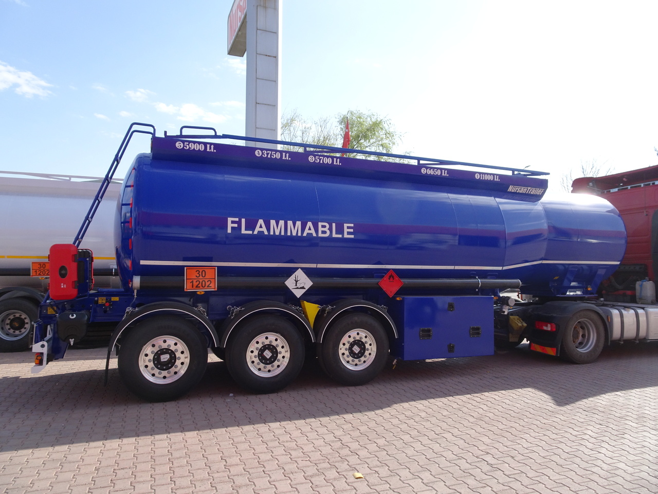 Tankauflieger Für die Beförderung von Kraftstoff neu kaufen NURSAN Aluminium Fuel Tanker: das Bild 6