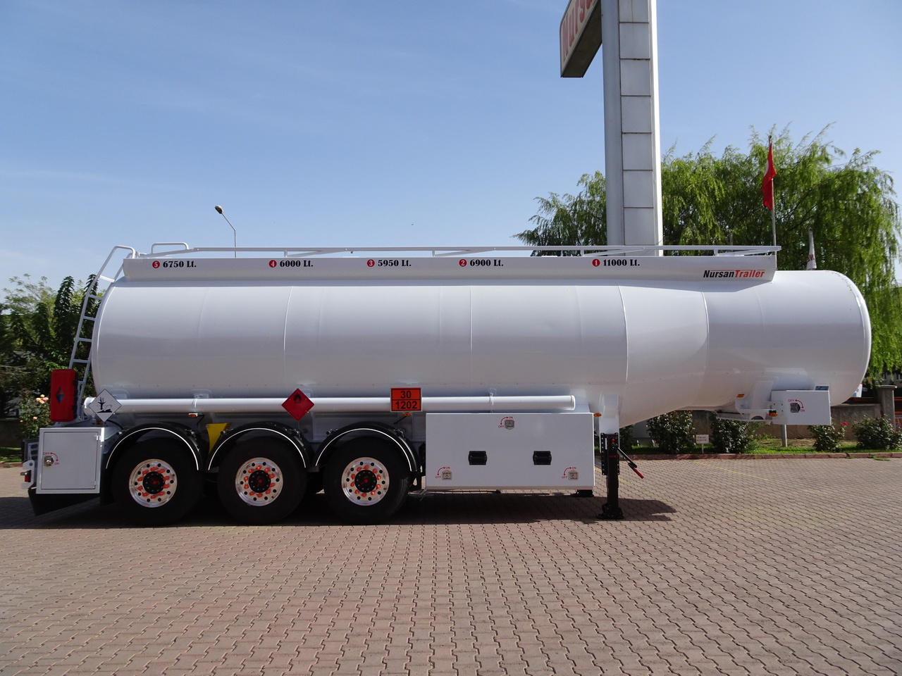 Tankauflieger Für die Beförderung von Kraftstoff neu kaufen NURSAN Aluminium Fuel Tanker: das Bild 9