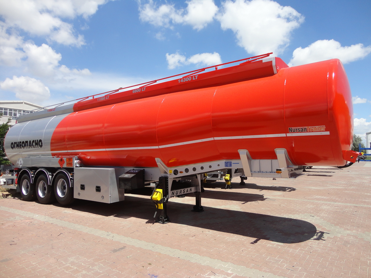 Tankauflieger Für die Beförderung von Kraftstoff neu kaufen NURSAN Steel Fuel Tanker: das Bild 9