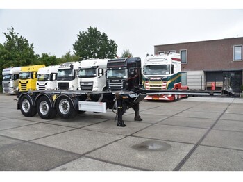 Container/ Wechselfahrgestell Auflieger Pacton ET3 CONTAINER CHASSIS - LIFT AXLE - DISC BRAKES - 3 x EXTENDABLE - TOOLBOX - TOP CONDITION -: das Bild 1