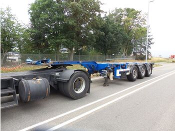 Container/ Wechselfahrgestell Auflieger Pacton multi chassis disc brakes lifting axle: das Bild 1