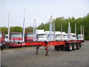 Dennison 3-axle wood trailer 13.6 m - Pritschenauflieger/ Plattformauflieger
