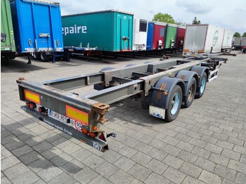 Container/ Wechselfahrgestell Auflieger Renders EURO 800N 3-Assen BPW - lift-as - Trommelremmen - 5 Stuks op voorraad (O1015): das Bild 1