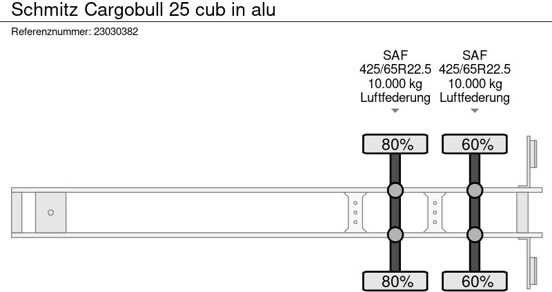 Kipper Auflieger Schmitz Cargobull 25 cub in alu: das Bild 10