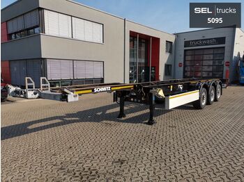 Container/ Wechselfahrgestell Auflieger Schmitz Cargobull SCF 24 G-40 FX / Alu-Felgen / 3.880 kg: das Bild 1