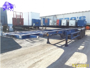 Container/ Wechselfahrgestell Auflieger Stas Container Transport: das Bild 1