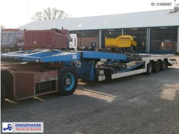 Louault 3-axle truck/machinery transporter trailer - Tieflader Auflieger