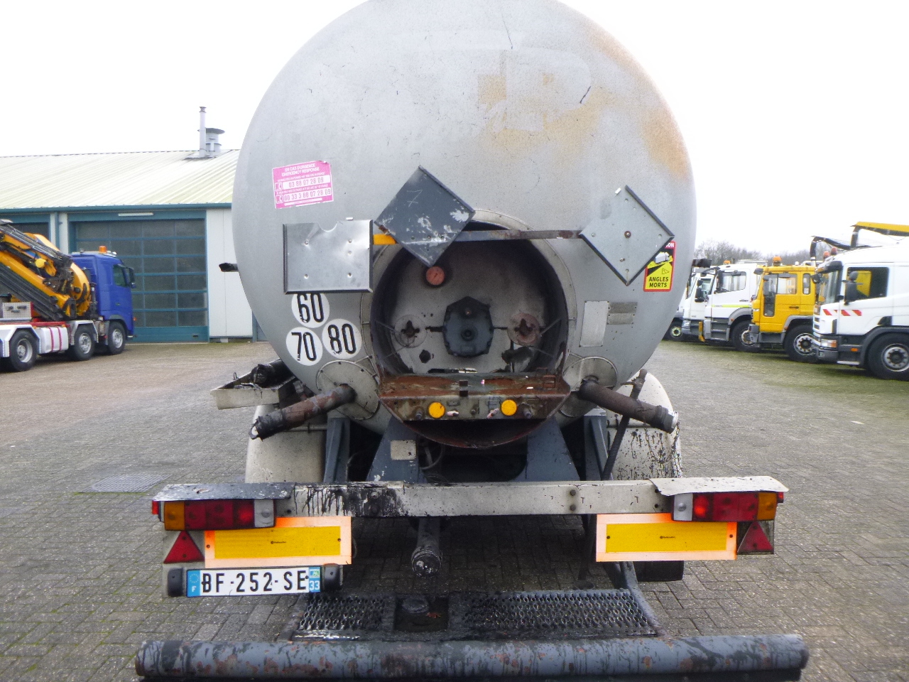 Tankauflieger Für die Beförderung von Kraftstoff Trailor Heavy oil / bitumen tank steel 31.1 m3 / 1 comp: das Bild 9
